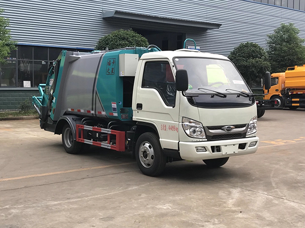 福田時代5.8方壓縮垃圾車 - 全柴150馬力